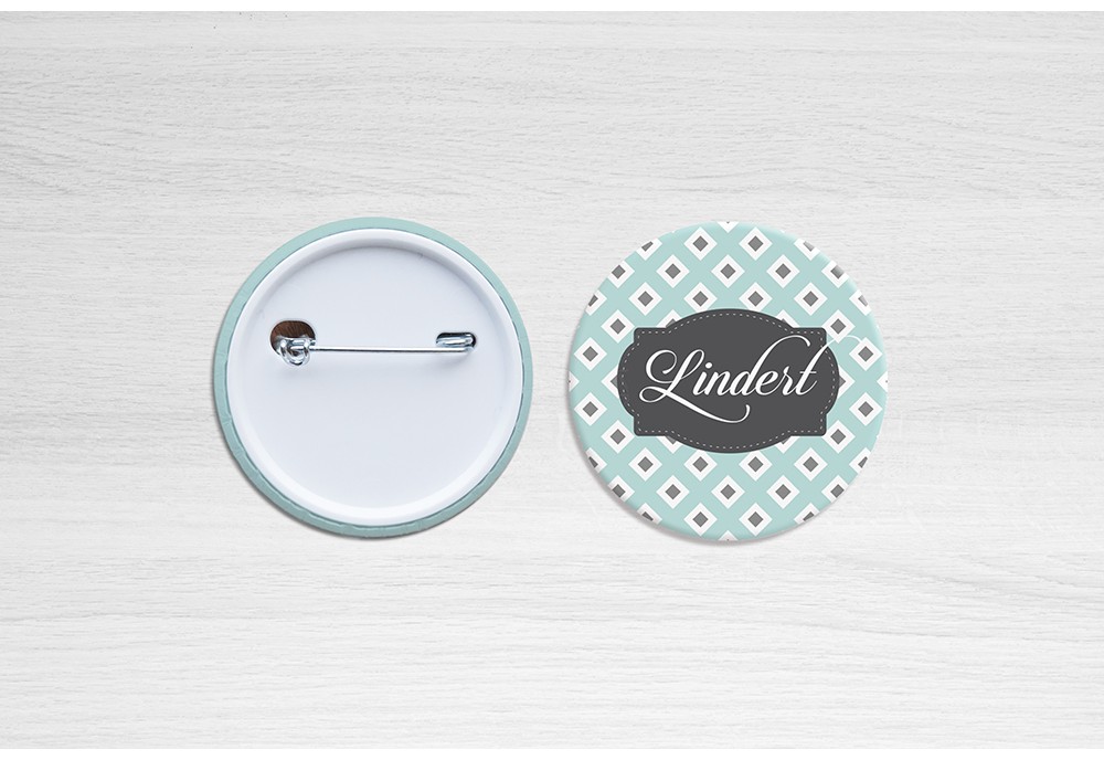 Retro patroon geruit blauw